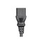 Monoprice SJT Extension Cord, 16 AWG, Indoor, 16/3, 1 Outlets, IEC 60320 C13, Black, IEC 60320 C14, 5 ft 27311 - alternate 7